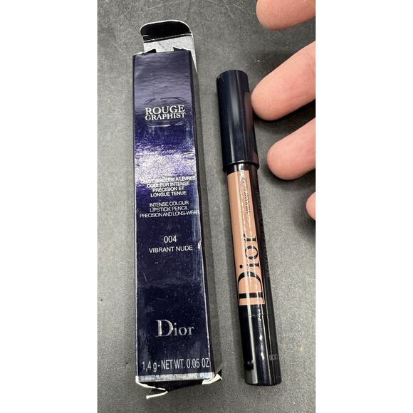 Dior Rouge Graphist lipstick pencil in the shade 004 Vibrant Nude With Box - Picture 6 of 10